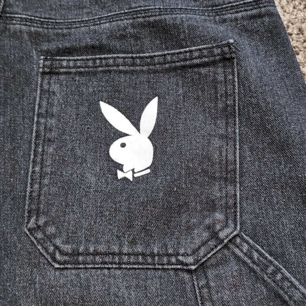 Playboy Y2K High Rise Baggy Carpenters Jeans Women's Size 31